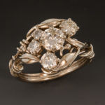 Diamond Floral Ring 1w 020045