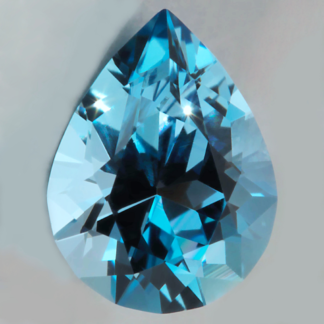 Brilliant Cut Pear Aquamarine 1.37 Carat Nigerian
