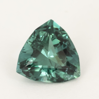 Blue Green Tourmaline Trillion Cut 1.07 Carat 7mm Afghanistan
