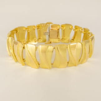 Applique Link Bracelet 18KY
