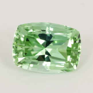 Mint Tourmaline Cushion Cut 1.45 carat 7.5x5.5mm Afghanistan