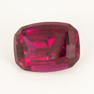Cushion Rubellite Tourmaline Brilliant Cut 2.57 Carat Nigeria