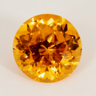 Round Fancy Spessartite Garnet 1.72 Carat 6.8mm Nigeria
