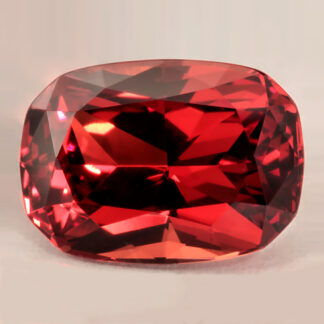 Umba River Garnet Cushion Brilliant Cut 3.22ct. 10x7.5mm Tanzania