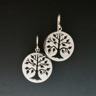Sterling Silver Shaker Berkshire Tree Earrings w/French wires