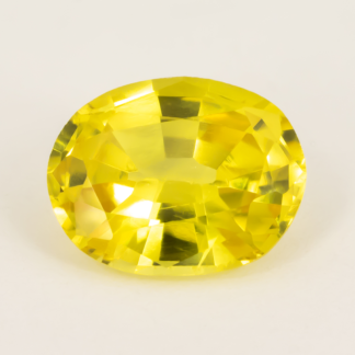 Oval Natural Yellow Sapphire 1.90ct. 8.4x6.6mm
