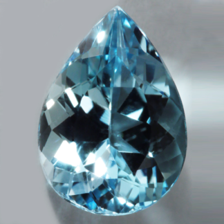 Pear Brilliant Cut Aquamarine 2.65 Carat 11.5 x 8mm from Brazil
