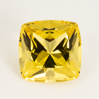 Square Cushion Cut Heliodor 2.76 Carat 9mm Mozambique