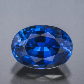 2.19 Carat Oval Blue Sapphire