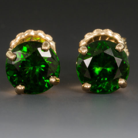 diopside earrings