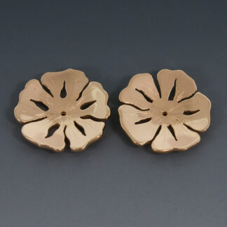 Pierced Concave Earring Jackets