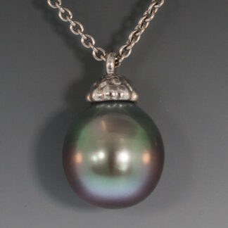 Pendant with Tahitian Pearl Drop