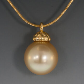 Pendant with Golden Pearl Drop