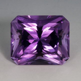 Emerald Radiant Cut Amethyst 7.32 Carat 12x10 mm Bolivia