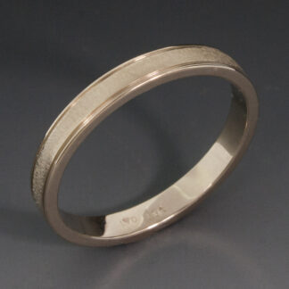 14KW Textured Band Ring