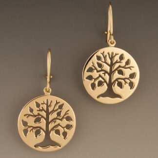 Shaker Tree Earrings with French wires