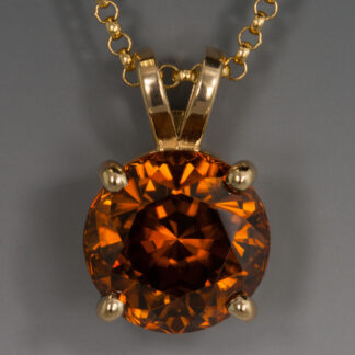 Honey Zircon Pendant
