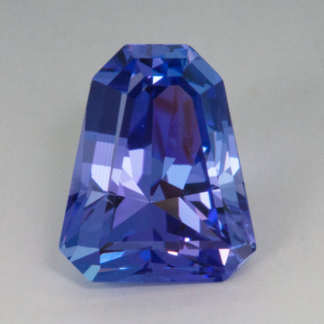 Keystone Radiant Cut Tanzanite 3.48 Carat 10x8.5 mm Tanzania
