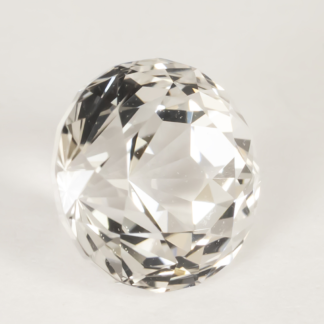 Round Champagne Topaz Fancy Cut 1.64 Carat 6.5 mm Russia