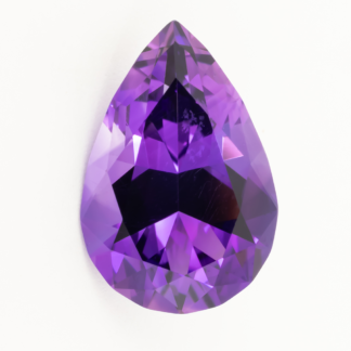 Amethyst Pear Brilliant Cut 4.37ct 15x10mm Uruguay