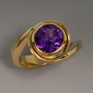Amethyst Wrap Ring