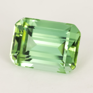 Emerald Cut Mint Tourmaline 2.78 Carat 9.5x6.8mm Afghanistan