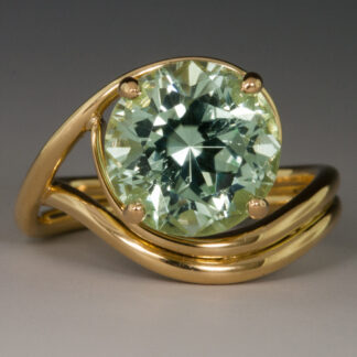 Mint Tourmaline Wrap Ring