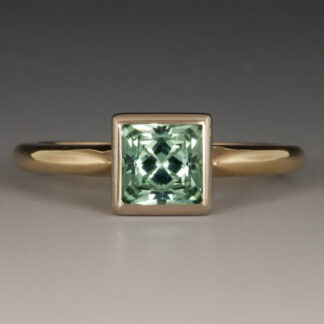 Princess Mint Tourmaline Ring