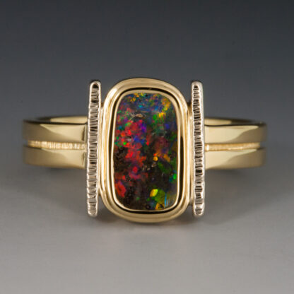 Boulder Opal Ring