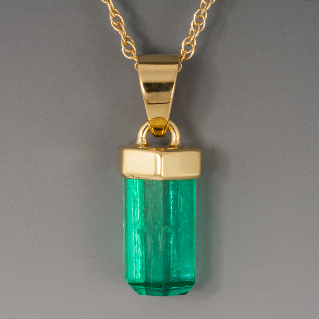 Orelia gold plated emerald crystal tennis necklace | ASOS