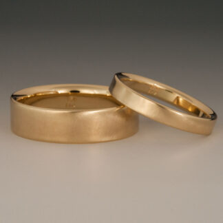 Wedding Bands, 14KY matched set