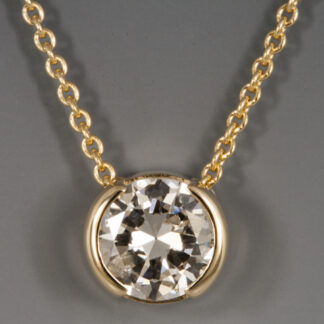 Pendant, Diamond Slide, 14KY