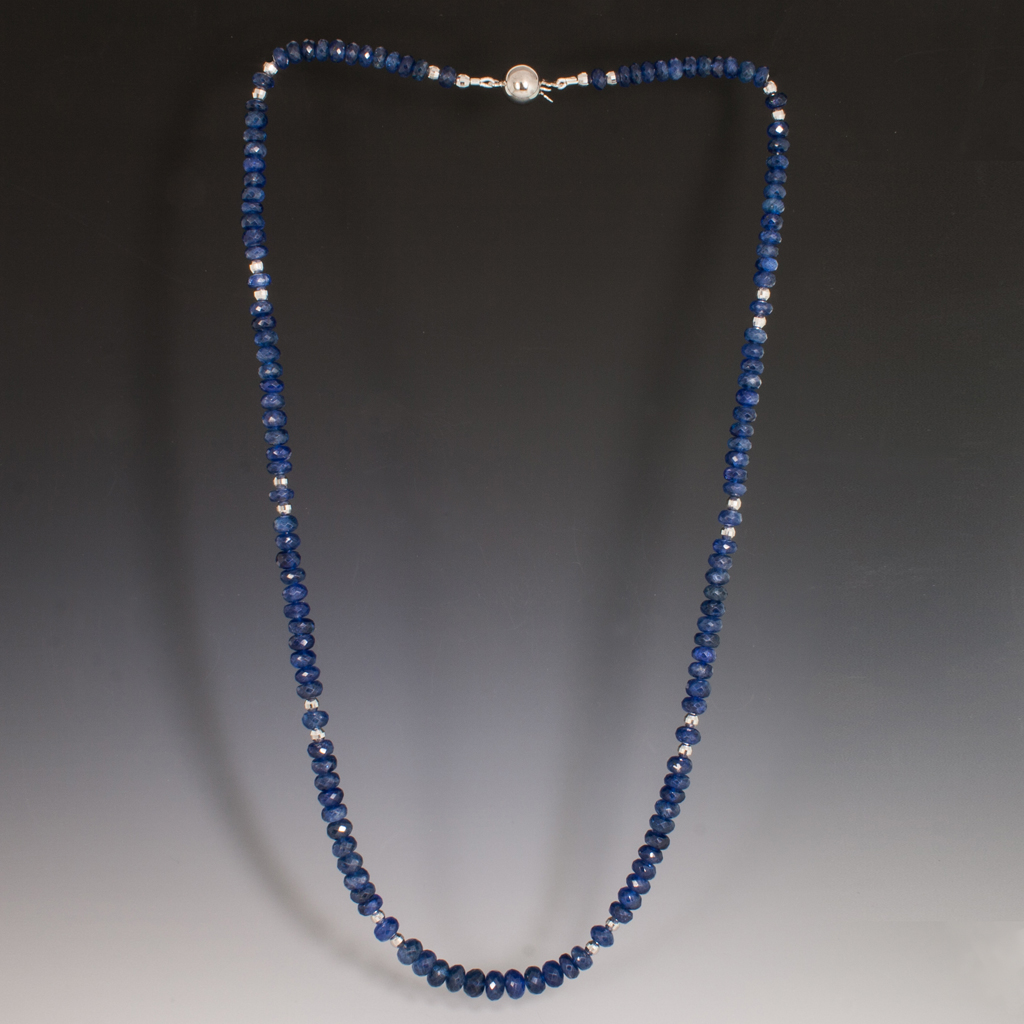 Rainbow Sapphire Beaded Necklace | 18K Gold - Melt Jewellery