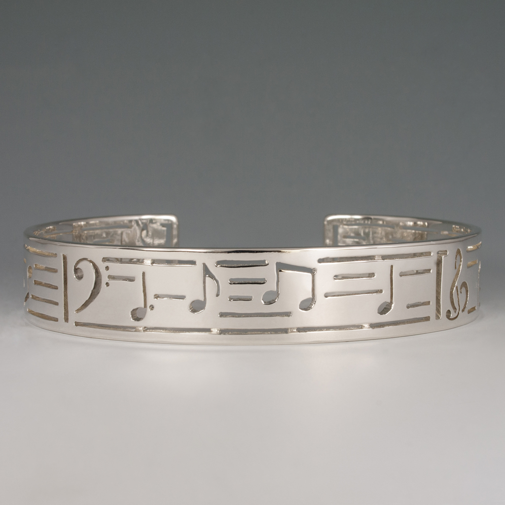 Music Note Gold Bracelet - 99 Customized Jewellery