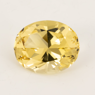 Roebling Quarry Oval Heliodor Brilliant Cut 2.37ct 10x8mm