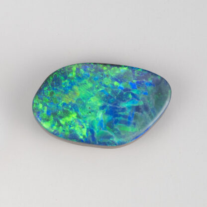 Opal, Solid black, Blue & green, Outback Queeensland 18x11x4.5mm 8.2ct