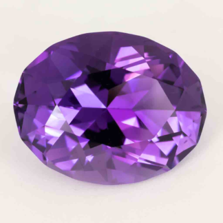 Brilliant Cut Oval Amethyst 12.62ct 18x14mm Bolivia