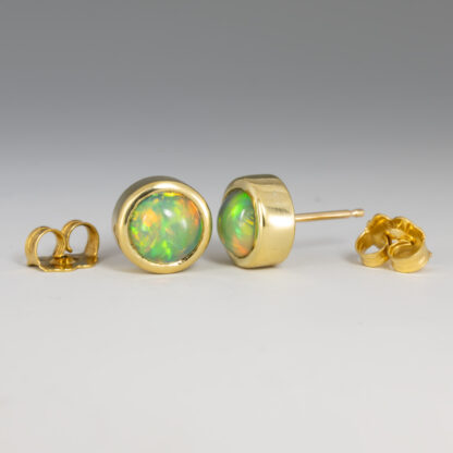Ethiopian Opal Ear studs - Image 2