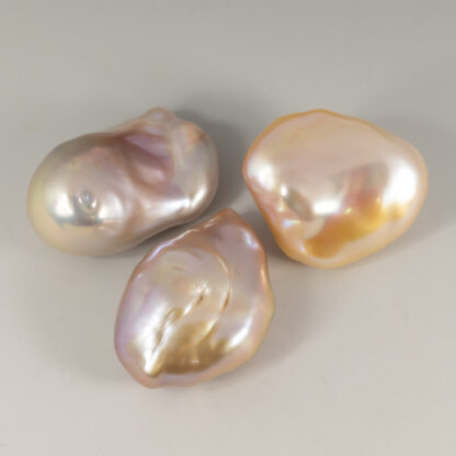 Large Pink Baroque Loose Pearls 26x18mm