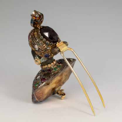 Gem Encrusted Brooch in 18K by Giulio Nardi - Image 5