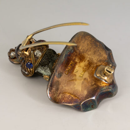 Gem Encrusted Brooch in 18K by Giulio Nardi - Image 2