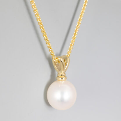 White Fresh Water Pearl Pendant - Image 3