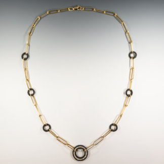 Ridge Diamond Necklace