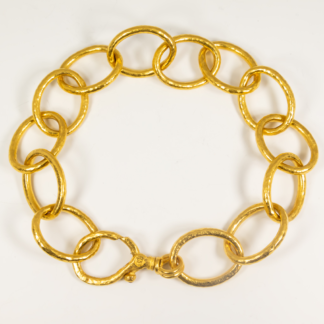 Hoopla Gold Link Bracelet