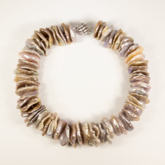 Fireball Keshi Pearl Bracelet