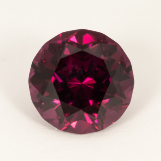 Round Fancy Rhodolite Garnet 3.81 ct 9mm Tanzania
