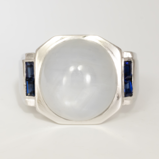 White Star Sapphire Ring