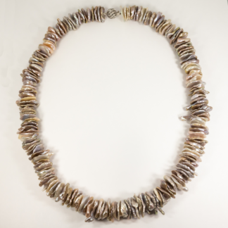 Fireball Keshi Pearl Necklace