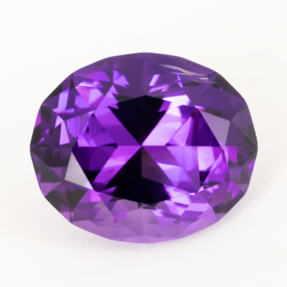 Oval Brilliant Cut Amethyst 12x10mm 4.64ct from Zambia