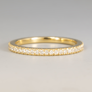 Diamond Eternity Band in 14K Yellow Gold